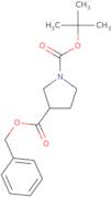 3-Benzyl 1-tert-butyl pyrrolidine-1,3-dicarboxylate