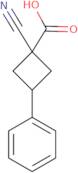 1-Cyano-3-phenylcyclobutane-1-carboxylic acid