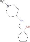 1-{[(1-Methylpiperidin-4-yl)amino]methyl}cyclopentan-1-ol