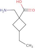 1-(Aminomethyl)-3-ethylcyclobutane-1-carboxylic acid