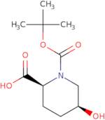 (2S,5S)-1-(Tert-Butoxycarbonyl)-5-hydroxypiperidine-2-carboxylic acid