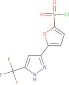 5-[5-(Trifluoromethyl)-1H-pyrazol-3-yl]-2-furansulfonyl chloride