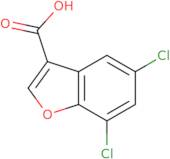 5,7-Dichloro-1-benzofuran-3-carboxylic acid
