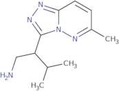 3-Methyl-2-{6-methyl-[1,2,4]triazolo[4,3-b]pyridazin-3-yl}butan-1-amine