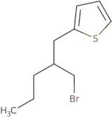 2-[2-(Bromomethyl)pentyl]thiophene