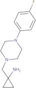 1-{[4-(4-Fluorophenyl)piperazin-1-yl]methyl}cyclopropan-1-amine