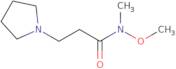 N-Methoxy-N-methyl-3-(pyrrolidin-1-yl)propanamide