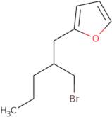 2-[2-(Bromomethyl)pentyl]furan