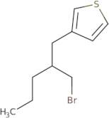 3-[2-(Bromomethyl)pentyl]thiophene