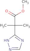 Methyl 2-methyl-2-(1H-1,2,4-triazol-5-yl)propanoate
