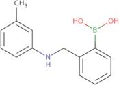 (2-{[(3-Methylphenyl)amino]methyl}phenyl)boronic acid