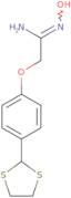 2-[4-(1,3-Dithiolan-2-yl)phenoxy]-N'-hydroxyethanimidamide