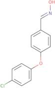 (E)-N-{[4-(4-chlorophenoxy)phenyl]methylidene}hydroxylamine