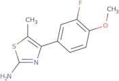 4-(3-Fluoro-4-methoxy-phenyl)-5-methyl-thiazol-2-ylamine