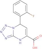 7-(2-Fluorophenyl)-1,7-dihydrotetrazolo[1,5-a]pyrimidine-5-carboxylic acid