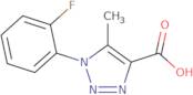 1-(2-Fluorophenyl)-5-methyl-1H-1,2,3-triazole-4-carboxylic acid