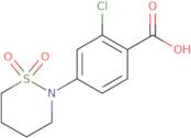 2-Chloro-4-(1,1-dioxido-1,2-thiazinan-2-yl)benzoic acid