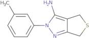 2-(3-Methylphenyl)-2H,4H,6H-thieno[3,4-c]pyrazol-3-amine