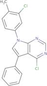 4-Chloro-7-(3-chloro-4-methylphenyl)-5-phenyl-7H-pyrrolo[2,3-d]pyrimidine