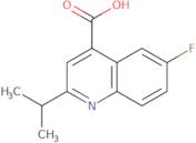 6-Fluoro-2-(propan-2-yl)quinoline-4-carboxylic acid
