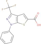 1-Phenyl-3-(trifluoromethyl)-1H-thieno[2,3-c]pyrazole-5-carboxylic acid