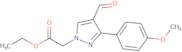 Ethyl 2-[4-formyl-3-(4-methoxyphenyl)-1H-pyrazol-1-yl]acetate