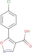 5-(4-Chlorophenyl)isoxazole-4-carboxylic acid