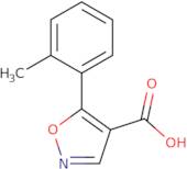 5-(2-Methylphenyl)-1,2-oxazole-4-carboxylic acid