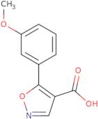 5-(3-Methoxyphenyl)-1,2-oxazole-4-carboxylic acid