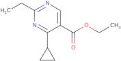 Ethyl 2-ethyl-4-cyclopropyl-5-pyrimidine carboxylate