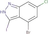 4-Bromo-6-chloro-3-iodo-1H-indazole