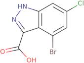 4-Bromo-6-chloro-1H-indazole-3-carboxylic acid