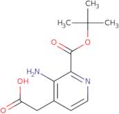 2-(2-{[(tert-Butoxy)carbonyl]amino}pyridin-4-yl)acetic acid