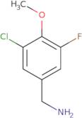 3-Chloro-5-fluoro-4-methoxybenzylamine