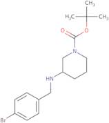 1-Boc-3-{[(4-bromophenyl)methyl]amino}piperidine