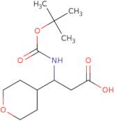 3-(Boc-amino)-3-(4-tetrahydropyranyl)propanoic acid