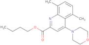 Butyl 5,8-dimethyl-4-morpholinoquinoline-2-carboxylate