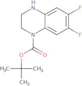 6,7-Difluoro-3,4-dihydro-2H-quinoxaline-1-carboxylic acid tert-butyl ester