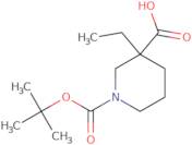 1-(tert-Butoxycarbonyl)-3-ethylpiperidine-3-carboxylic acid