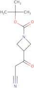 1-Boc-3-(2-cyano-acetyl)-azetidine