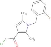 2-Chloro-1-{1-[(2-fluorophenyl)methyl]-2,5-dimethyl-1H-pyrrol-3-yl}ethan-1-one