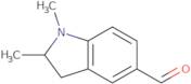 1,2-Dimethyl-2,3-dihydro-1H-indole-5-carbaldehyde