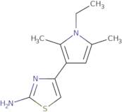 4-(1-Ethyl-2,5-dimethyl-1H-pyrrol-3-yl)-thiazol-2-ylamine