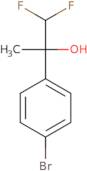 2-(4-Bromophenyl)-1,1-difluoropropan-2-ol