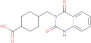 4-[(2,4-Dioxo-1,2,3,4-tetrahydroquinazolin-3-yl)methyl]cyclohexane-1-carboxylic acid