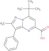 7-tert-Butyl-2-methyl-3-phenylpyrazolo[1,5-a]pyrimidine-5-carboxylic acid