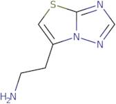 2-{[1,2,4]Triazolo[3,2-b][1,3]thiazol-6-yl}ethan-1-amine