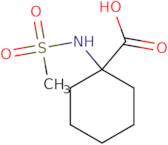 1-Methanesulfonamidocyclohexane-1-carboxylic acid