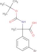 2-(3-Bromophenyl)-2-{[(tert-butoxy)carbonyl]amino}propanoic acid