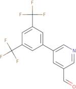 5-[3,5-Bis(trifluoromethyl)phenyl]-3-pyridinecarbaldehyde